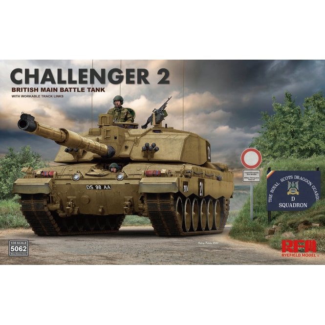 1:35 Challenger II British Main Battle Tank (Standard fit) Military Model Kit