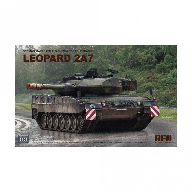 1:35 German Leopard 2 A7 Main Battle Tank Military Model Kit