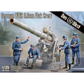 1:35 German WW2 8.8 cm Flak Crew Figure Set Kit
