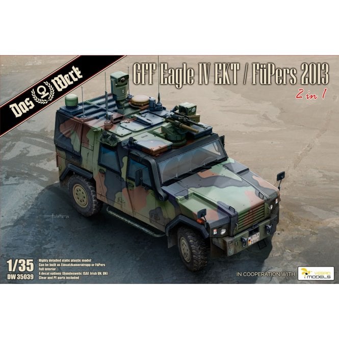 1:35 GFF Eagle IV EKT / FüPers 2013 2 in 1 Military Model Kit