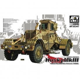 1:35 Husky Mk III Vehicle Mounted Mine Detector Military Model Kit