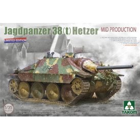 1:35 Jagdpanzer 38(t) Hetzer Mid Prod. Limited Edition Model Military Kit