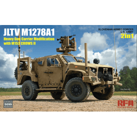 1:35 JLTV M1278A1 Heavy Gun Carrier Modification (HGC) with M153 CROWS II 2 in 1 Military Model Kit