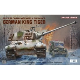 1:35 KING TIGER  Sd.Kfz. 182 Pz.Kpfw.VI Ausf.B German King Tiger Ardennes 1944 (Upgrade Version) Military Model Kit