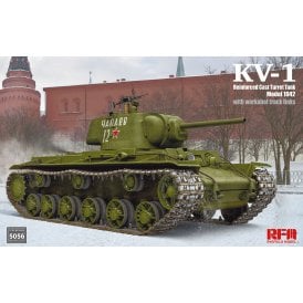 1:35 KV-1 Model 1942 Reinforced Cast Turret Tank Military Model Kit
