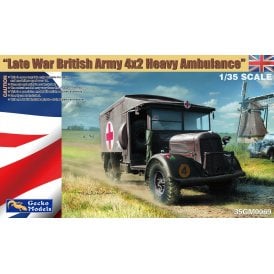 1:35 Late War British Army 4x2 Heavy Ambulance Military Model Kit