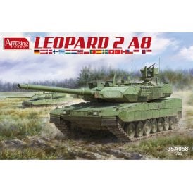 1:35 Leopard 2 A8 Tank Military Model Kit