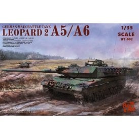 1:35 Leopard 2A5/A6 Early & 2A5/2A6 Late 3 in 1 Military Model Kit