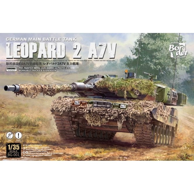 1:35 Leopard 2A7V Pre-painted Model Military Kit