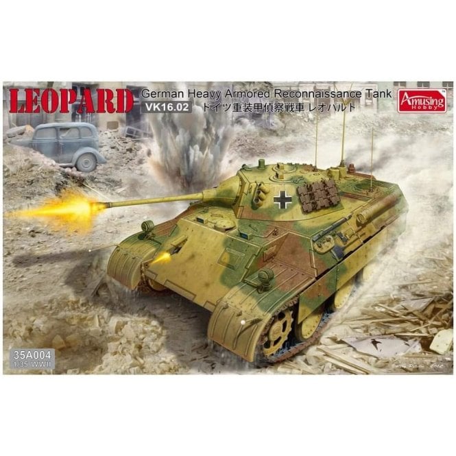 1:35 Leopard VK16.02 German Heavy Armored Reconaissance Tank Military Model Kit