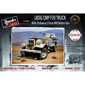 1:35 LRDG F30 CMP Truck with Ordnance 37mm MKI Bofors Gun Bonus Edition Military Model Kit