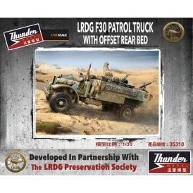1:35 LRDG F30 Patrol Truck With Offset Rear Bed Military Model Kit