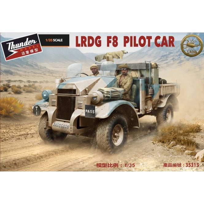 1:35 LRDG F8 Pilot Car standard edition Military Model Kit