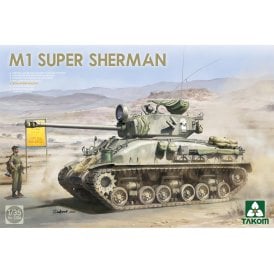 1:35 M1 Super Sherman Tank Military Model Kit