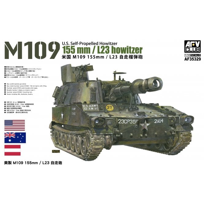 1:35 M109 155mm/L23 Howitzer Military Model Kit