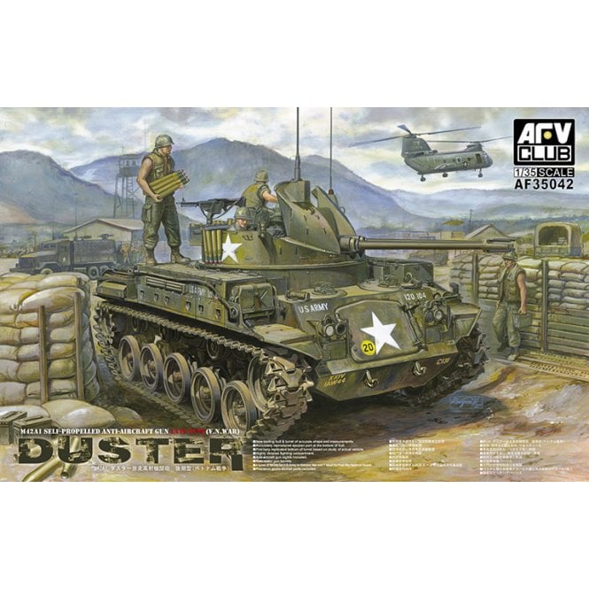 1:35 M42 Duster Anti Aircraft Gun (Late) Military Model Kit