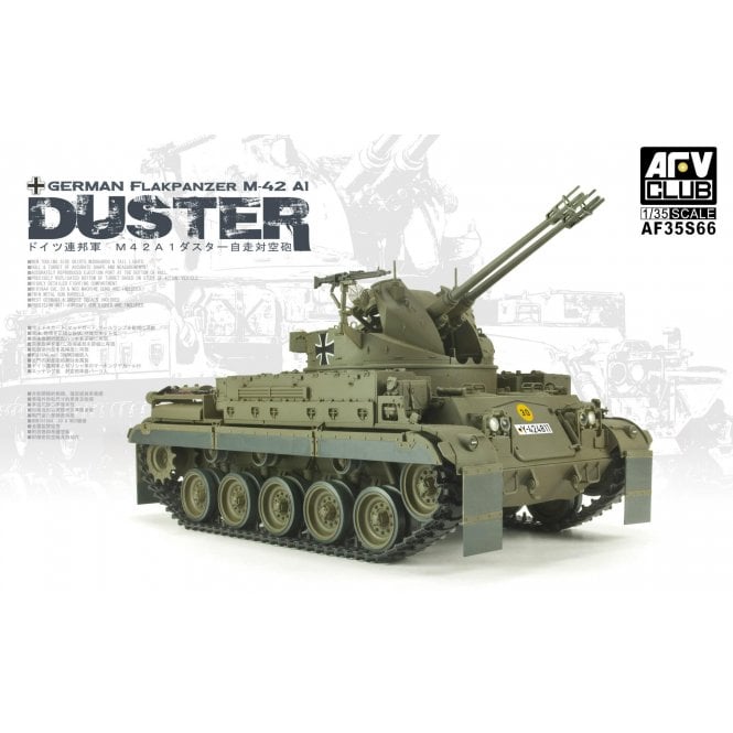 1:35 M42A1 Duster German Army Flakpanzer Military Model Kit