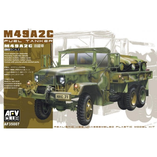 1:35 M49A2C Fuel Tanker Military Model Kit