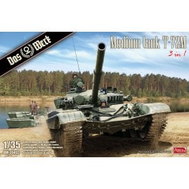 1:35 Medium Tank T-72M Military Model Kit