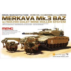 1:35 Merkava Mk.3 BAZ w/ Nochri Dalet Mine Roller Military Model Kit