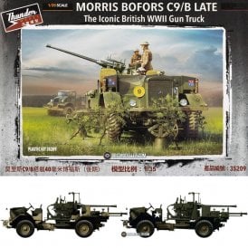 1:35 Morris Bofors C9/B Late WWII Gun Truck Model Military Kit