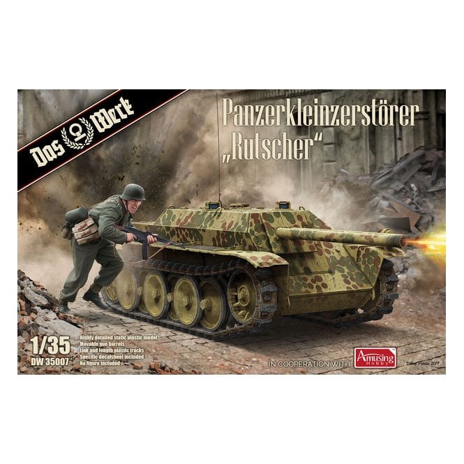 1:35 Panzerkleinzerstorer Rutscher Tank Destroyer Military Model Kit