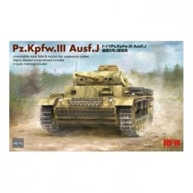 1:35 Pz. Kpfw. III Ausf. J Workable Track Links & Torsion Bar Suspension System Military Model Kit