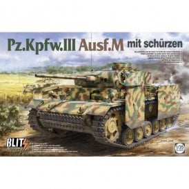 1:35 Pz.Kpfw.III Ausf.M mit Schürzen Model Military Kit