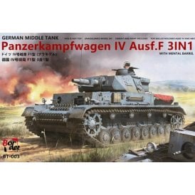 1:35 Pz.Kpfw.IV Ausf.F1 Military Model Kit & Resin Figure