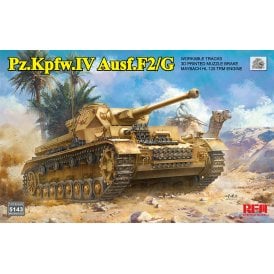 1:35 Pz.Kpfw.IV Ausf.F2/G w/workable tracks and torsion bar Military Model Kit