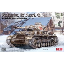 1:35 Pz.Kpfw IV Ausf.G With Winterketten Tracks Military Model Kit