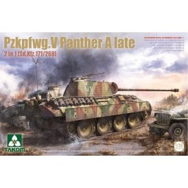 1:35 Pzkpfwg.V Panther A Late 2 in 1 Model Military Kit