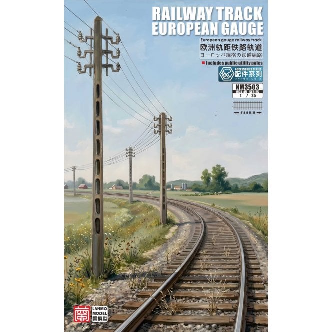 1:35 Railway Rack EUROPEAN gauge Military Model Kit