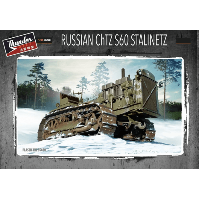 1:35 Russian ChTZ S60 Stalinetz Model Military Kit