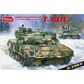 1:35 Russian Main Battle Tank T-80U FULL INTERIOR Military Model Kit