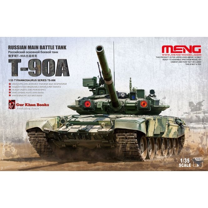 1:35 Russian Main Battle Tank T-90A Military Model Kit