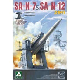 1:35 Russian Navy SA-N-7 'Gadfly' & SA-N-12 'Grizzly' SAM 2 in 1 Model Ship Kit 