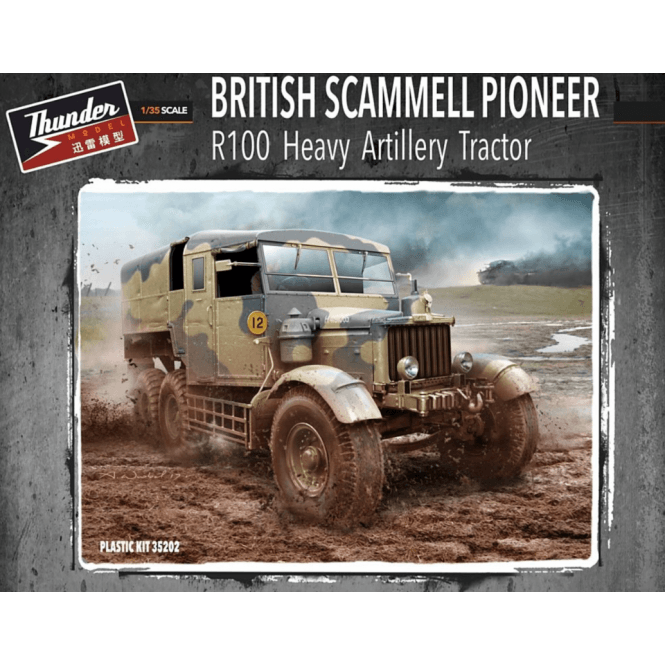 1:35 Scammel Pioneer R100 Heavy Artillery Tractor Model Military Kit