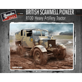 1:35 Scammel Pioneer R100 Heavy Artillery Tractor Model Military Kit