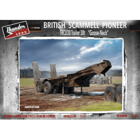 1:35 Scammell Pioneer TRCU30 Goose Neck Trailer 30t Model Military Kit