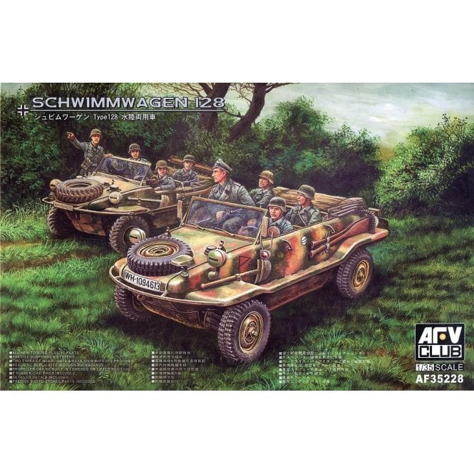 1:35 Schwimmwagen Type 128 Military Model Kit
