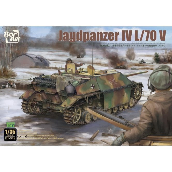 1:35 Sd.Kfz.162/1 Jagdpanzer IV L/70 V Tank Model Kit