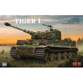 1:35 Sd.Kfz.181 Ausf.E Tiger I Late Production Zimmerit with Full Interior Military Model Kit