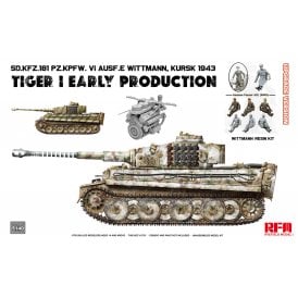 1:35 Sd.Kfz.181 TIGER I Early Production Kursk 1943 (Upgrade Version) Military Model Kit