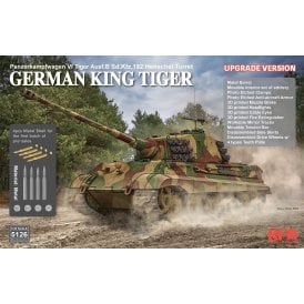 1:35 Sd.Kfz.182 Tiger Ausf.B King Tiger (Henschel Turret) - Upgrade Ver. Military Model Kit