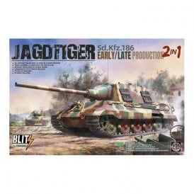 1:35 Sd.Kfz.186 Jagdtiger Early/Late production 2 in 1 Model Military Kit