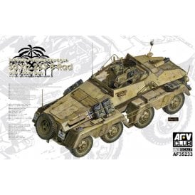 1:35 Sd.Kfz.233 8-Rad w/ 7,5cm Schwerer Panzerspahwagen Military Model Kit