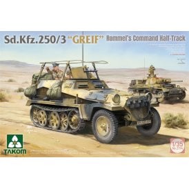 1:35 Sd.Kfz.250/3 "GREIF" Rommel's Command Half-Track Military Model Kit