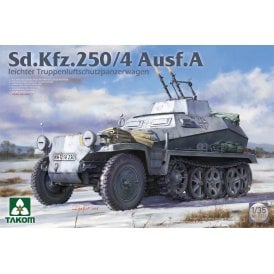 1:35 Sd.Kfz.250/4 Ausf.A Ie.Truppenluftschutzpanzerwgn. Model Military Kit