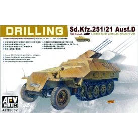 1:35 Sd.Kfz. 251/ 21 Ausf.D - Drilling Military Model Kit